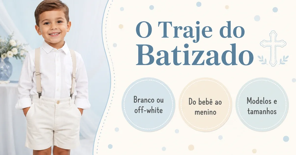 Roupa de Batizado Masculino: Modelos, Cores e Tamanhos