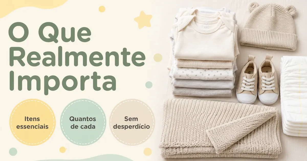 Lista de Enxoval de Bebê: O que realmente importa