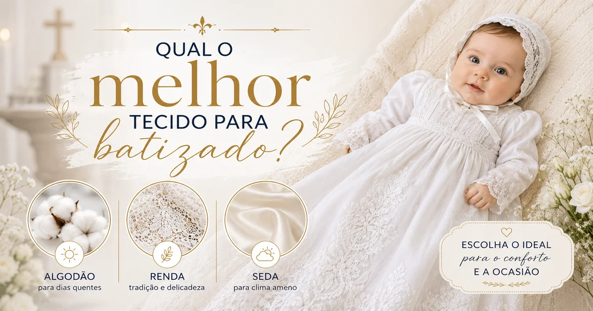 Mandrião de Batizado: Renda, Algodão ou Seda?