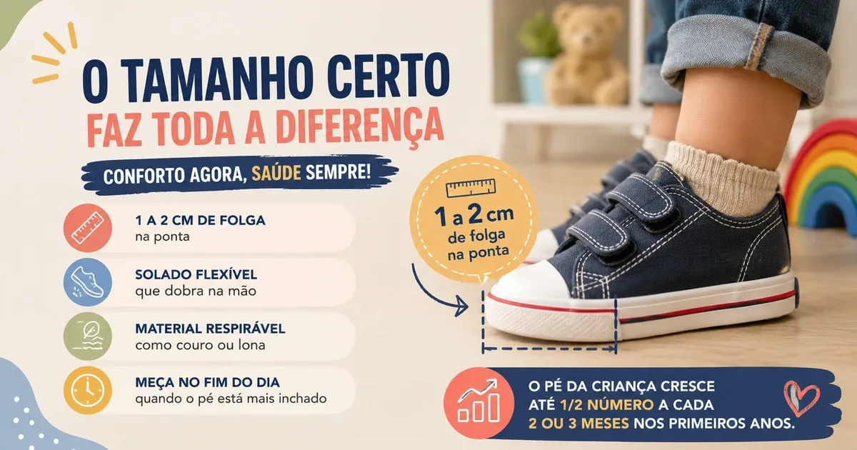 Calçado Infantil: Como Escolher pelo Tamanho e Idade