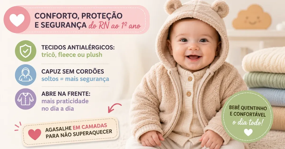 Casaco de Bebê: Como Escolher e Quais Comprar