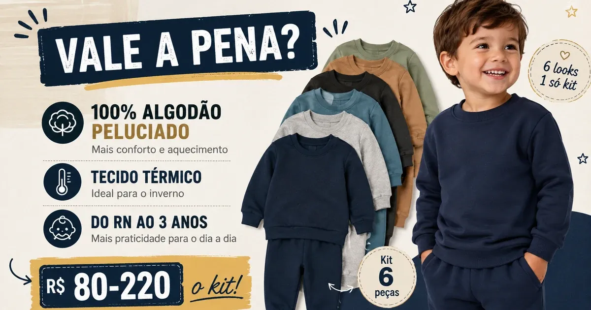 Conjunto Moletom Menino: 5 Melhores e Como Escolher