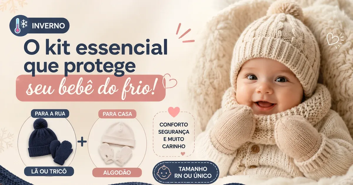 Kit Touca e Luva de Bebê: Como Escolher no Inverno