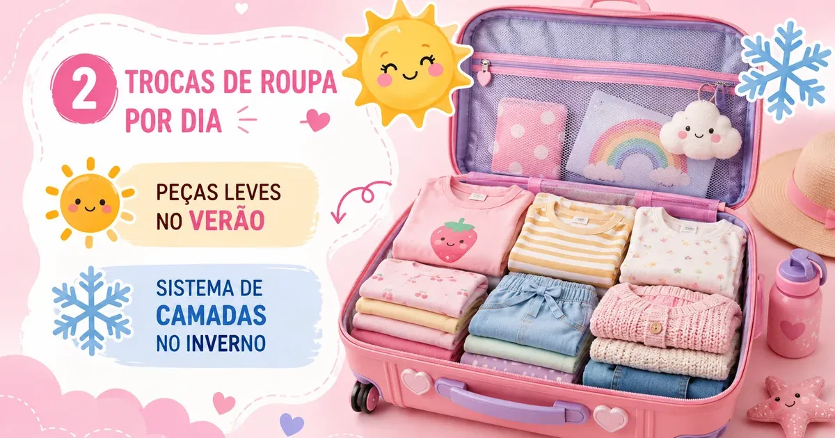 Mala de Viagem Infantil: Checklist Verão e Inverno