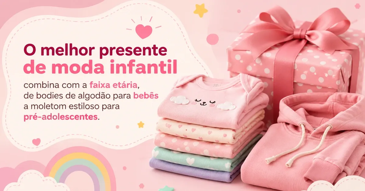 Presentes de Moda Infantil: Guia por Idade (0 a 15)