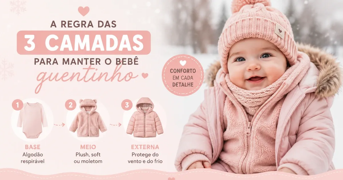 Roupa de Frio Infantil: Como Vestir o Bebê em Camadas