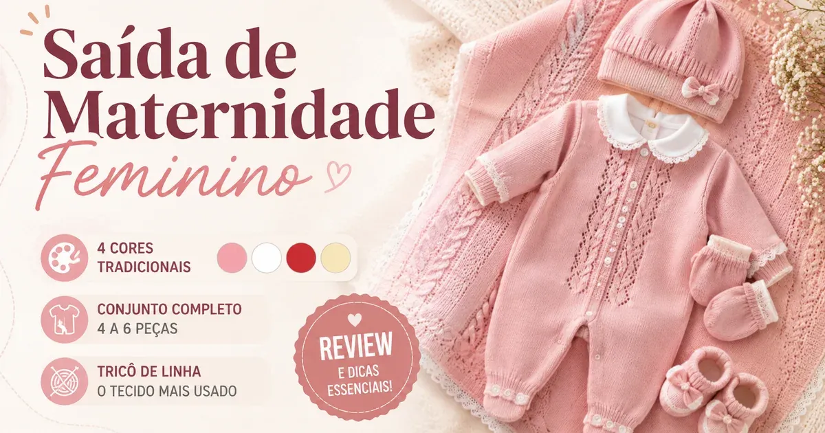 Saída de Maternidade Feminino: Cores, Tecidos e Peças