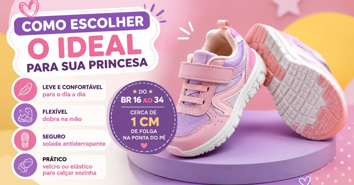 Tênis Infantil Feminino: Como Escolher e Quais Comprar
