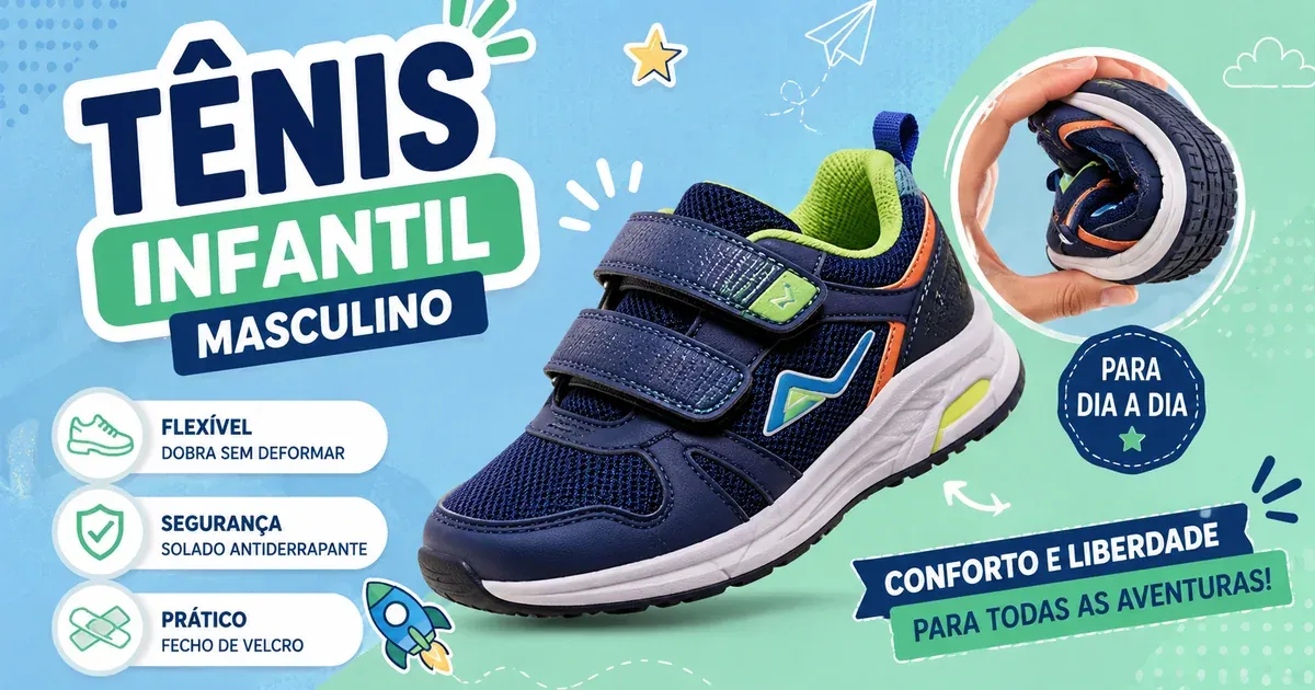Tênis Infantil Masculino: Como Escolher e Quais Comprar