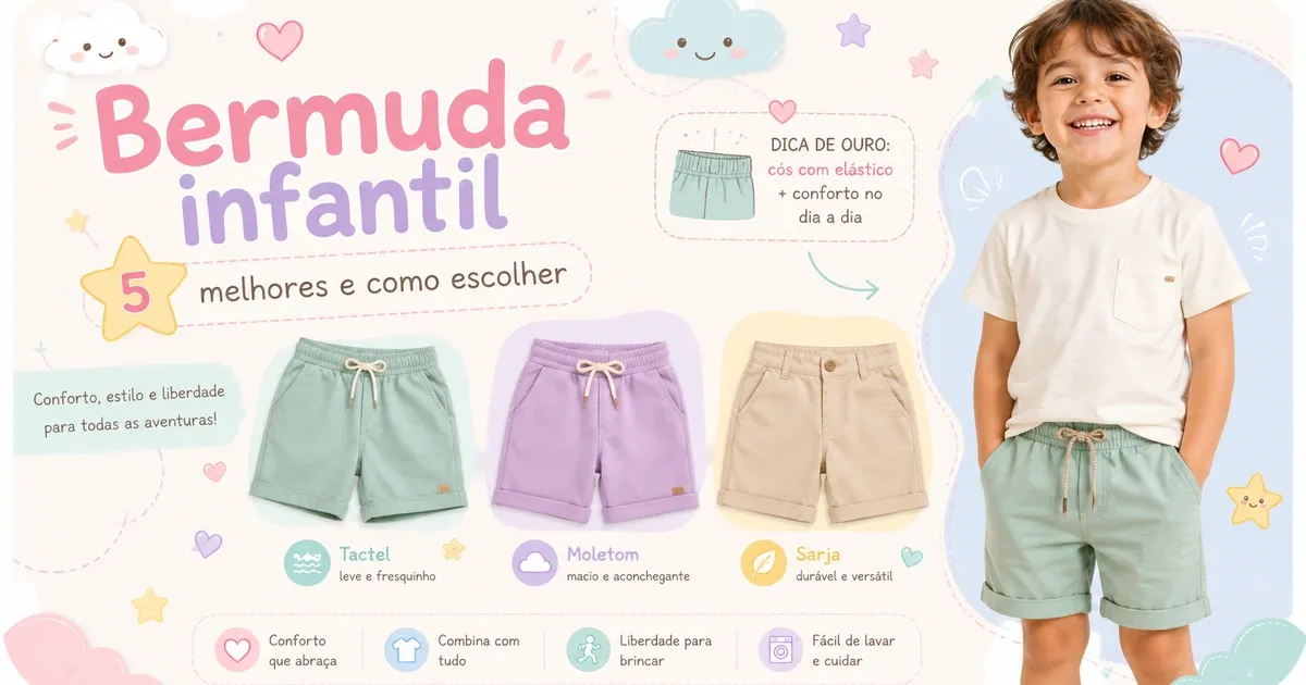 Bermuda Infantil: 5 Melhores e Como Escolher