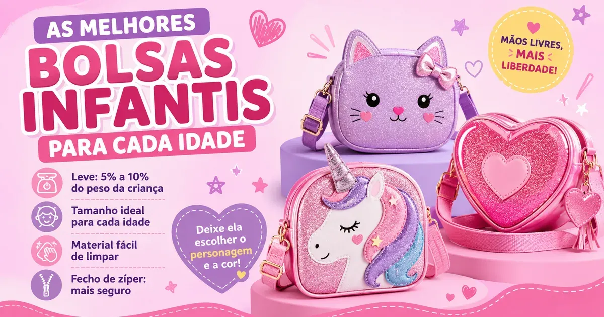 Bolsa Infantil: As Melhores para Menina e Como Escolher por Idade