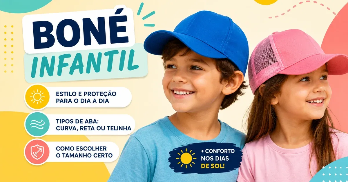 Boné Infantil: Os Melhores para Menino e Menina e Como Escolher