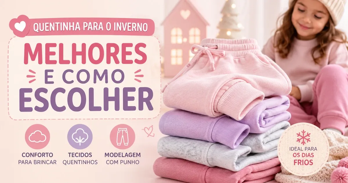 Calça de Moletom Infantil: Melhores e Como Escolher