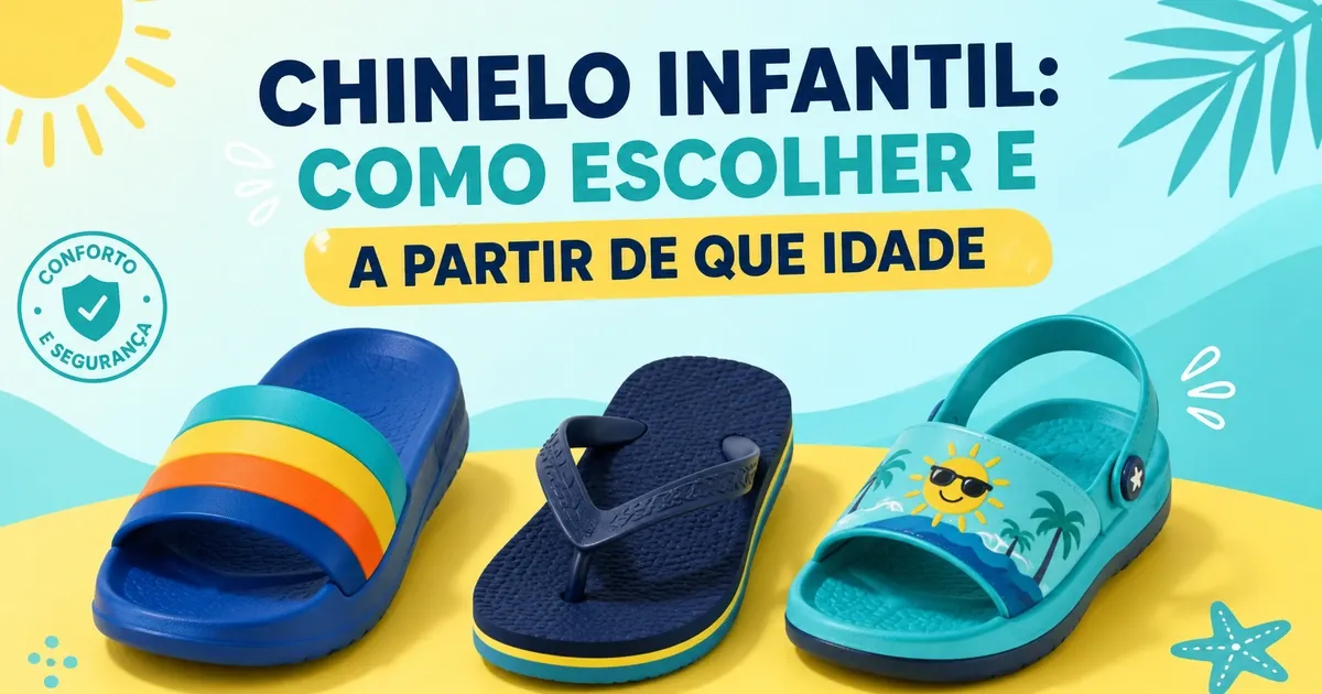 Chinelo Infantil: As 4 Melhores, Como Escolher e a Partir de Que Idade