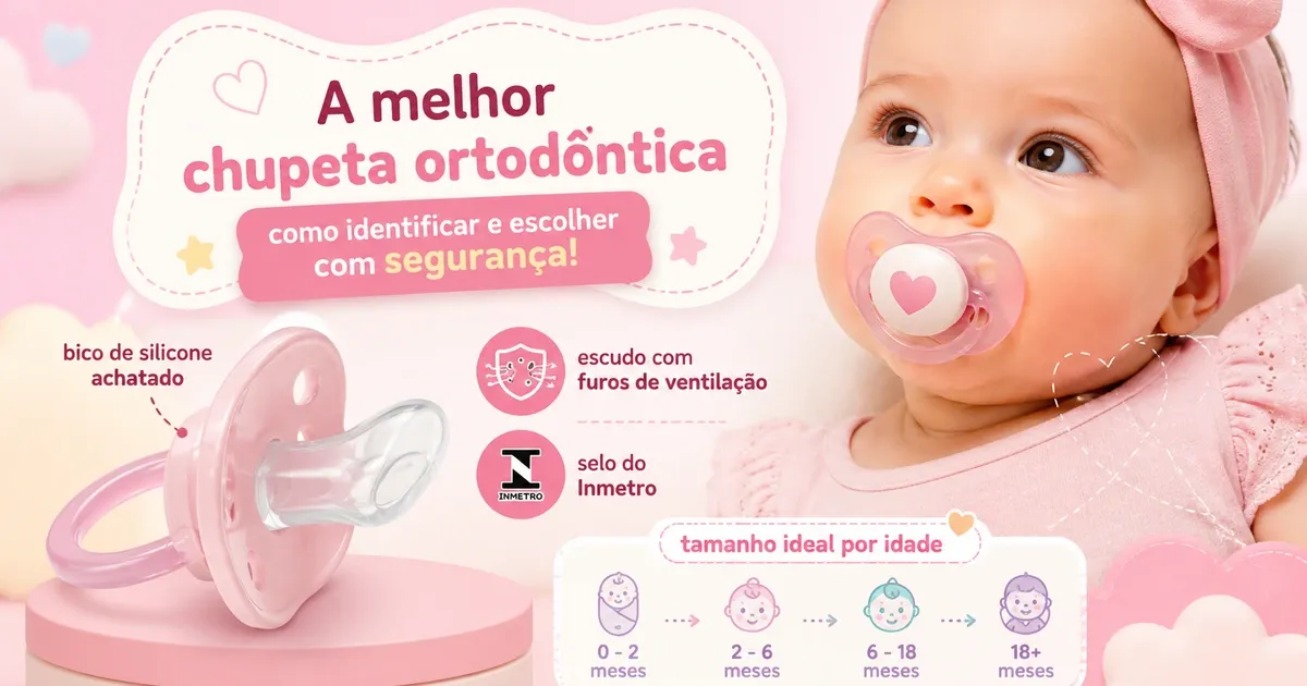 Chupeta Ortodôntica: Qual a Melhor e Como Escolher
