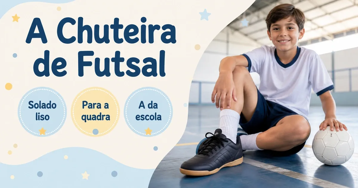 Chuteira de Futsal Infantil: As Melhores e Como Escolher