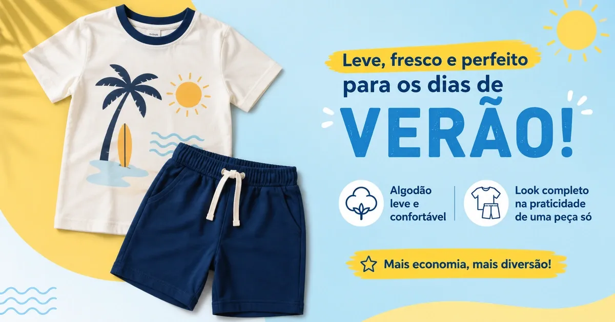 Conjunto de Verão Menino: Camisa e Bermuda — 5 Melhores e Como Escolher