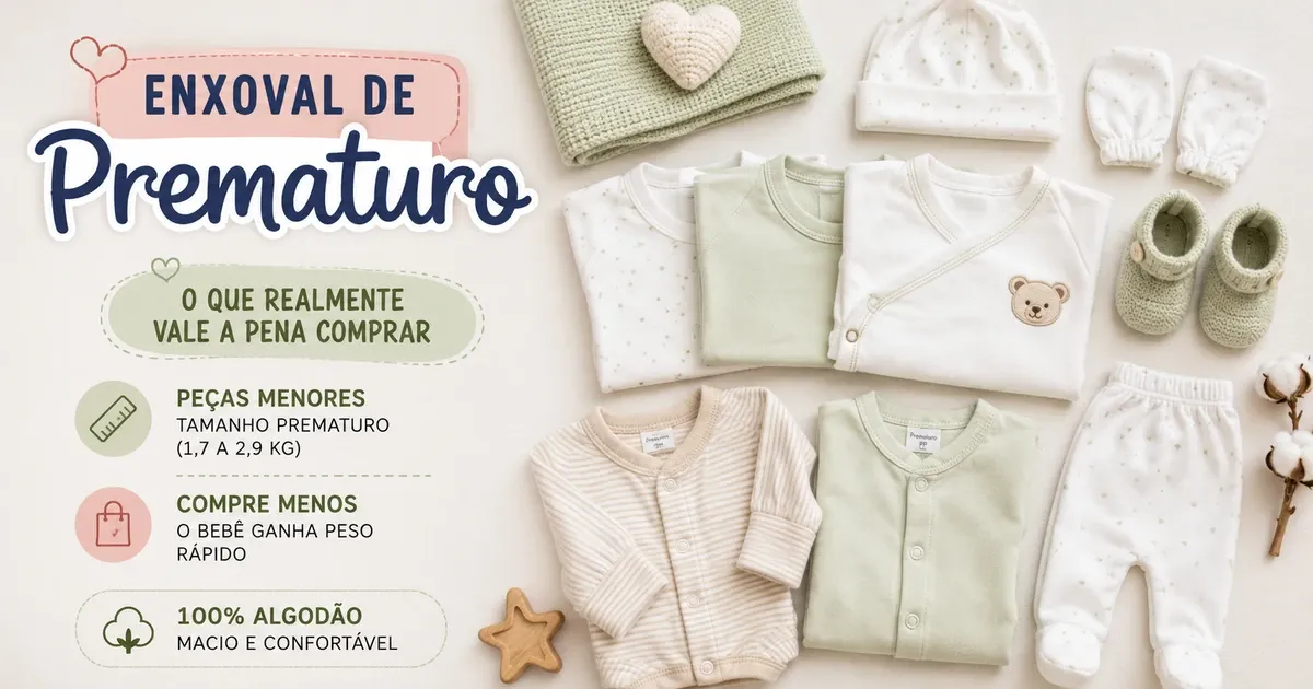 Enxoval de Prematuro: Lista do Que Comprar (e Quanto)