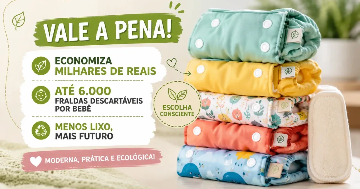 Fralda de Pano: Vale a Pena? Como Funciona e as Melhores