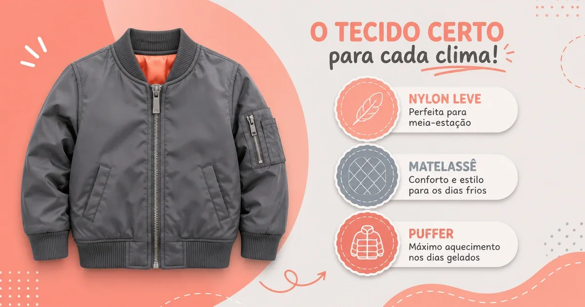 Jaqueta Bomber Infantil: Como Escolher, Combinar e as 5 Melhores