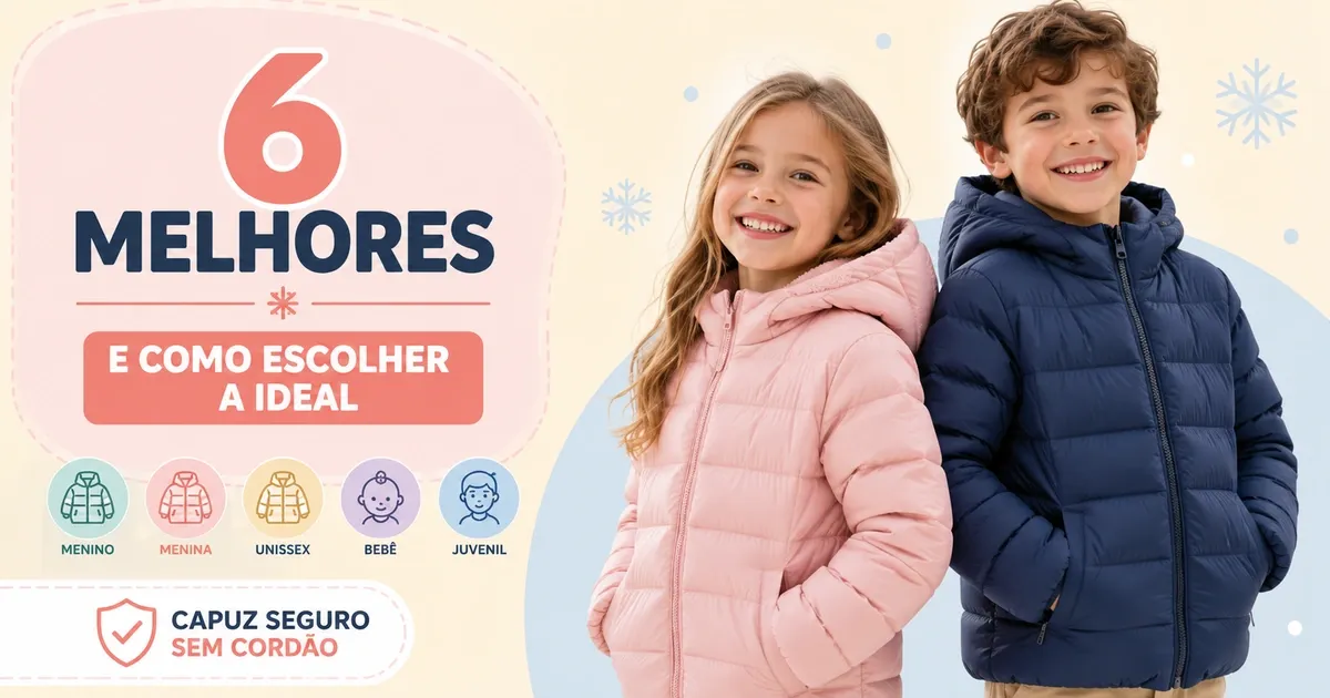 Jaqueta Puffer Infantil: As 6 Melhores e Como Escolher a Ideal