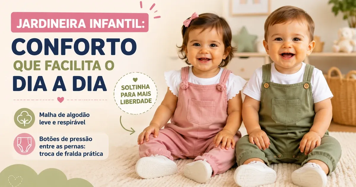 Jardineira Infantil: Modelos Soltinhos e Como Escolher