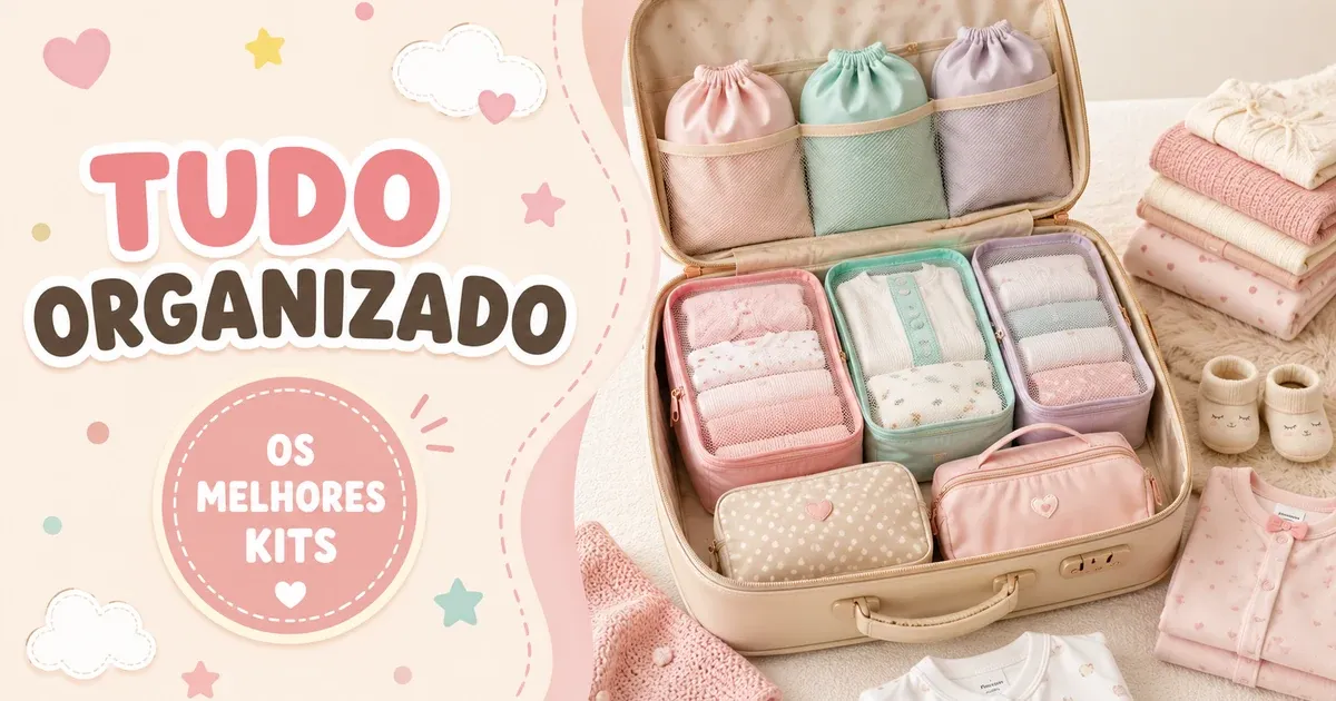 Kit Maternidade: Os Melhores Saquinhos Organizadores da Mala