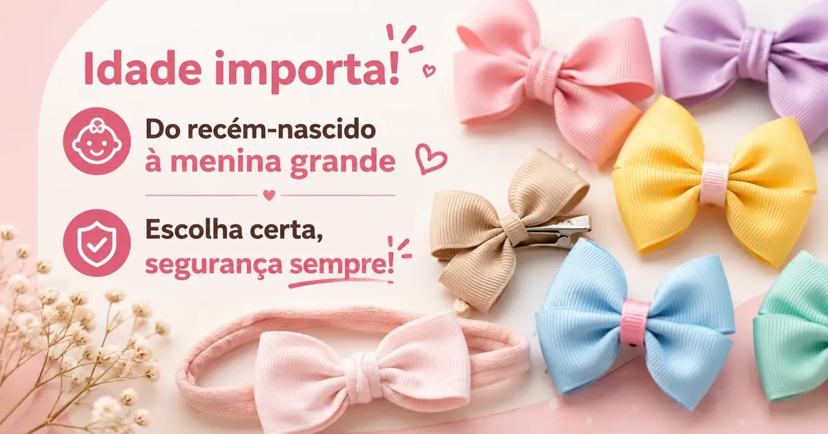 Laço de Cabelo Infantil: Os Melhores por Idade e Como Escolher com Segurança