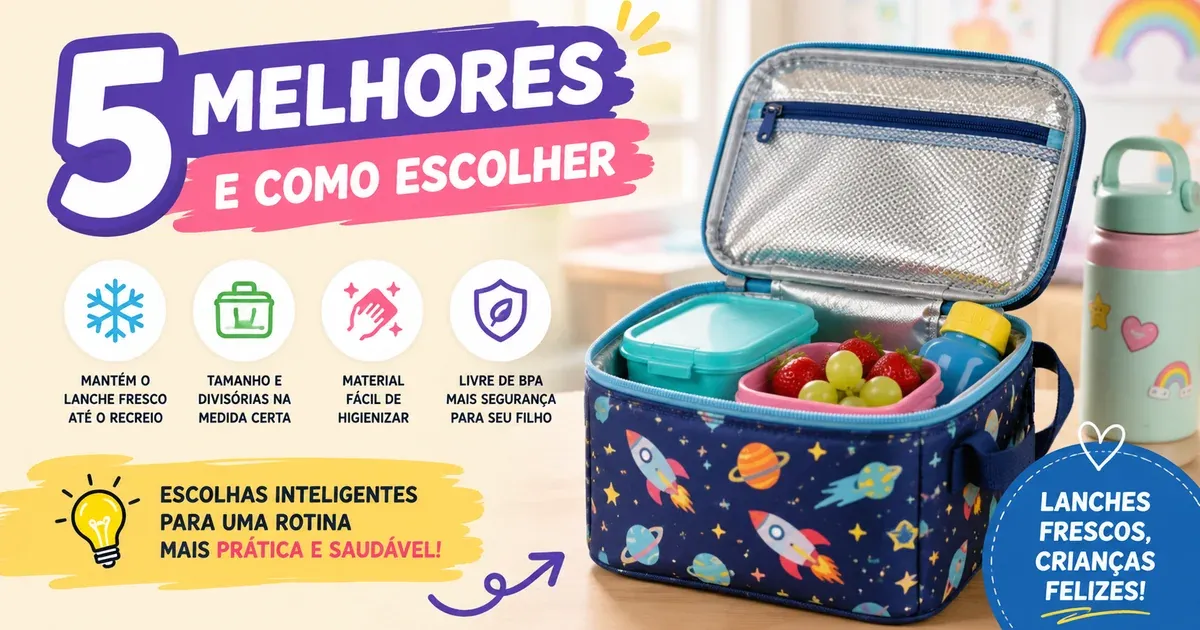 Lancheira Térmica Infantil: 5 Melhores e Como Escolher