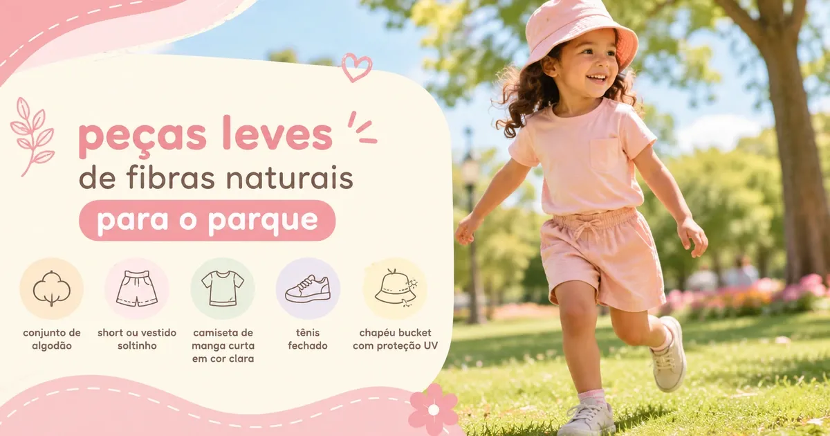 Looks Infantis para Passeio no Parque: Peças Leves