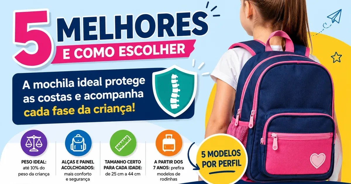 Mochila Escolar Infantil: 5 Melhores e Como Escolher