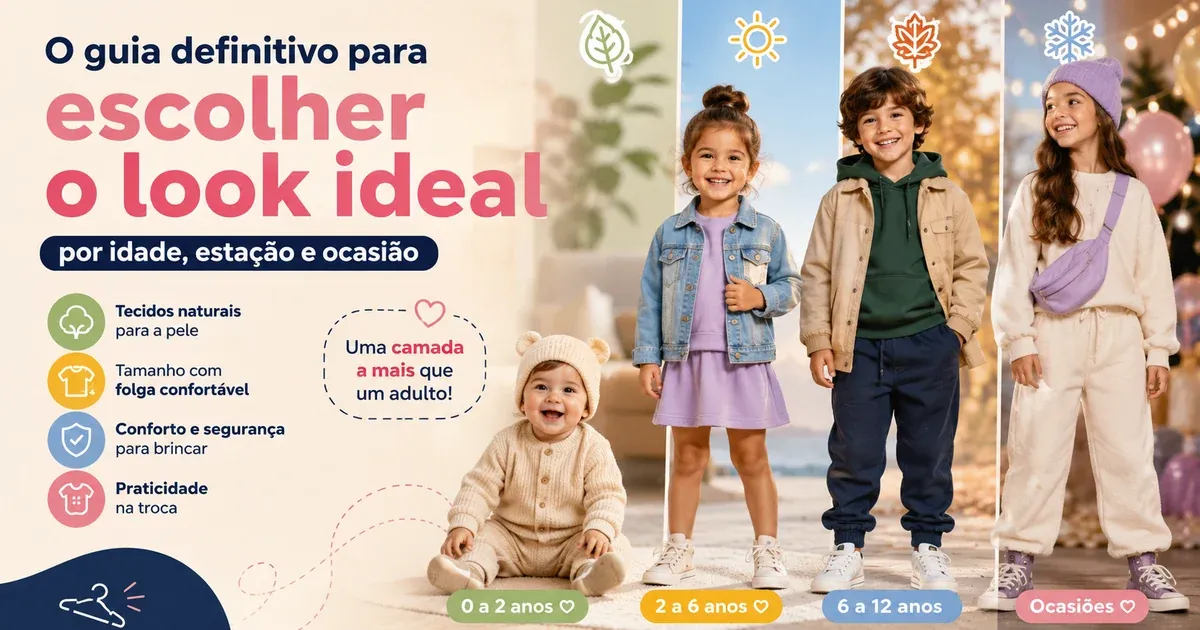 Moda Infantil: Guia Completo de Roupa por Idade, Estação e Ocasião