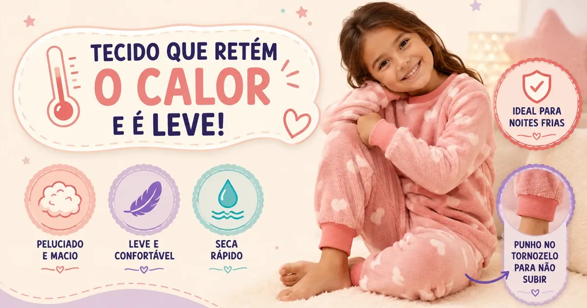 Pijama Fleece Infantil: Os Modelos Mais Quentinhos e Como Escolher