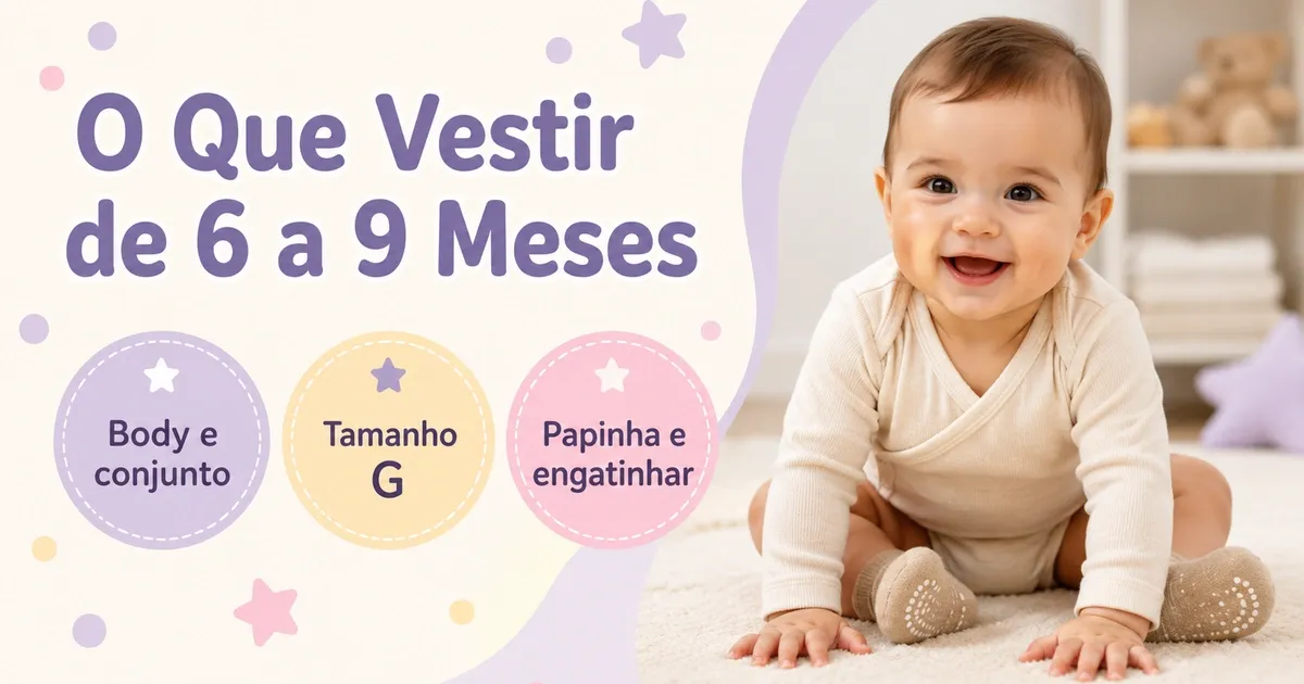 Roupa para Bebê de 6 a 9 Meses: O Que Vestir e os Melhores