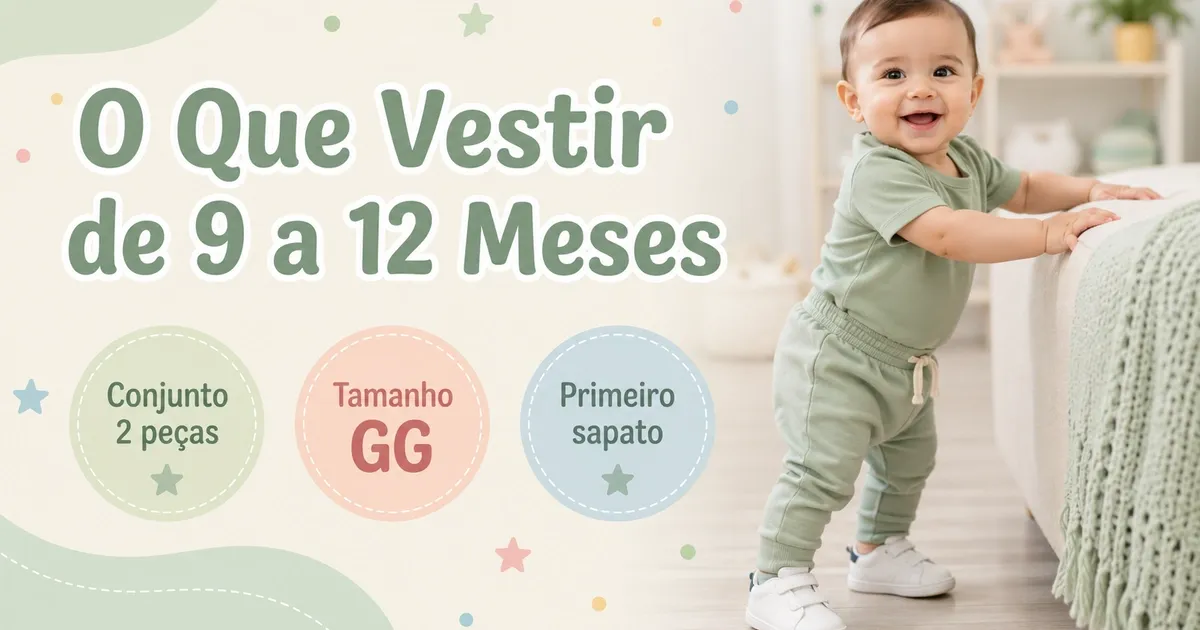 Roupa para Bebê de 9 a 12 Meses: O Que Vestir e os Melhores