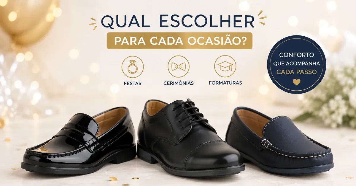 Sapato Social Infantil: Os Melhores por Ocasião e Como Escolher