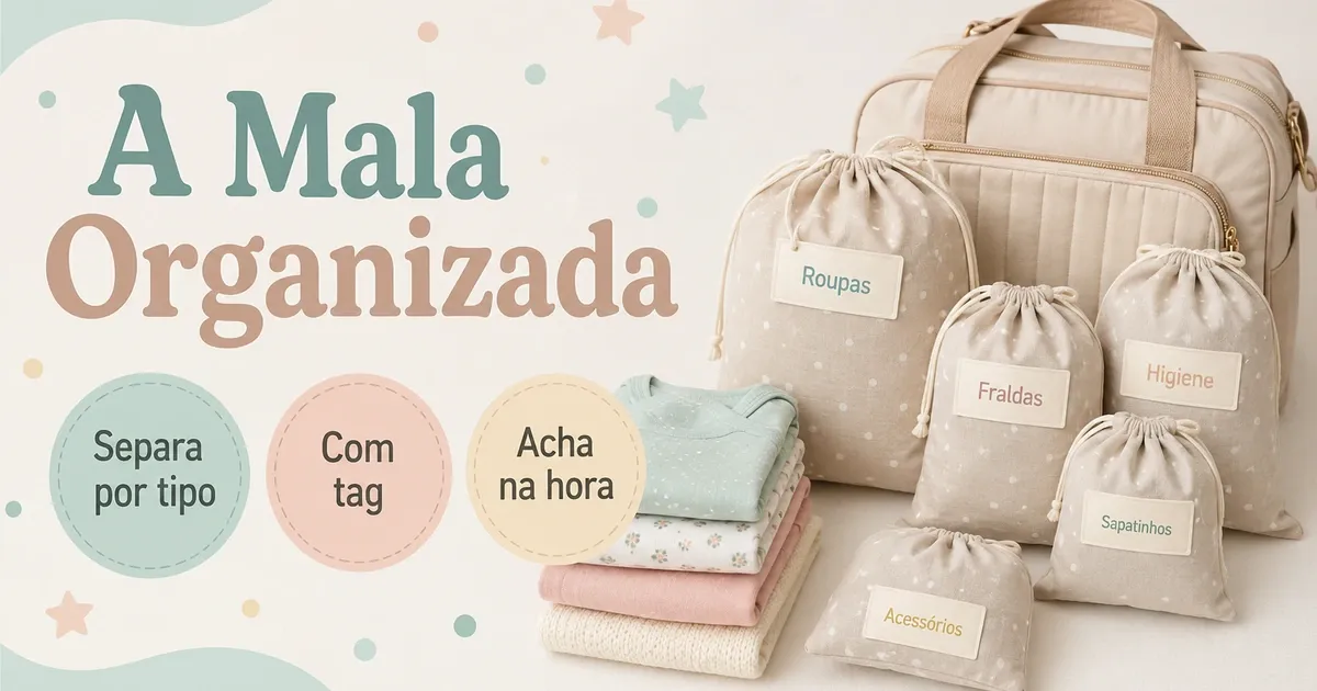 Saquinho de Maternidade: Como Organizar a Mala e os Melhores