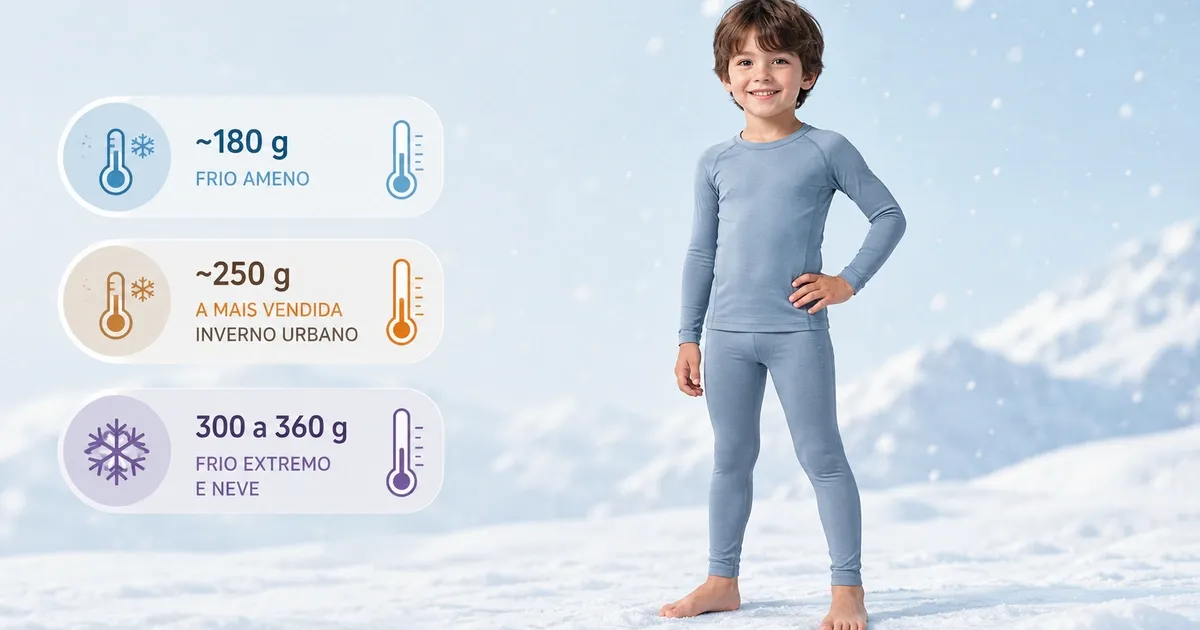 Segunda Pele Infantil: As Melhores e Como Escolher a Gramatura Certa