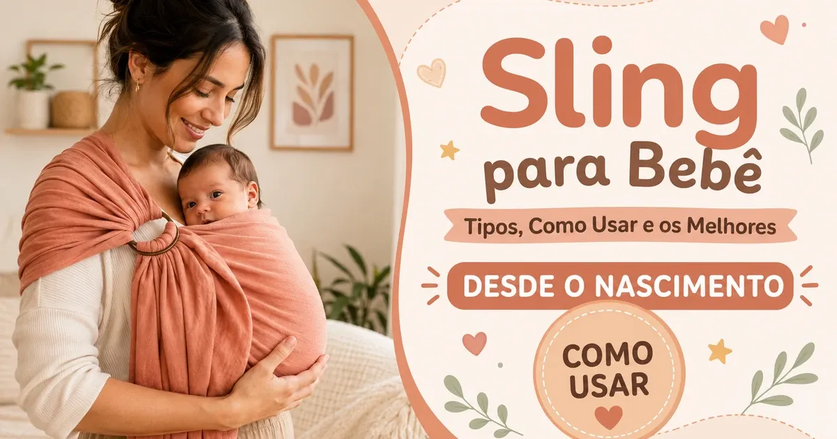 Sling para Bebê: Tipos, Como Usar e os Melhores