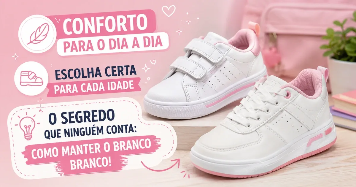 Tênis Branco Feminino Infantil: Os Melhores, Como Escolher e Limpar