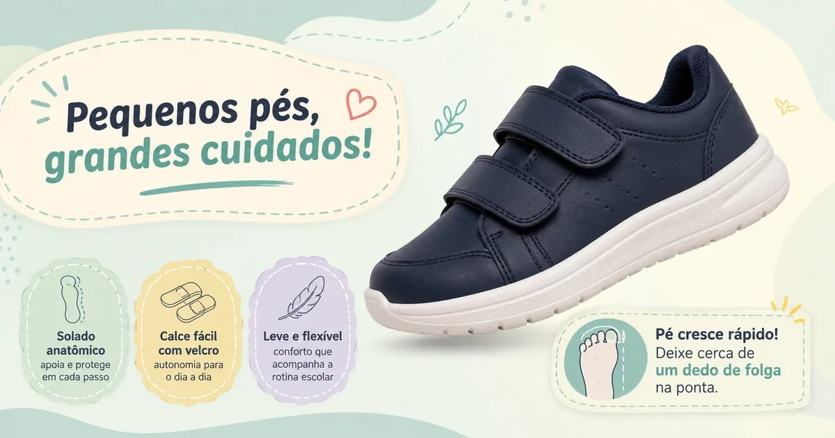 Tênis Klin Infantil: Anatômico, Escolar e os 5 Melhores