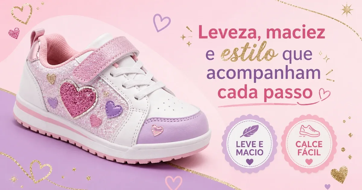 Tênis Molekinha Infantil: Menina, Conforto e os 5 Melhores