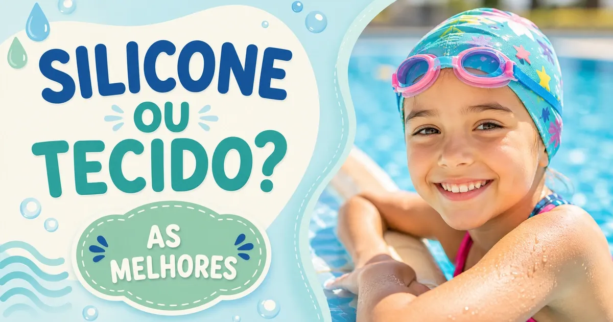 Touca de Natação Infantil: Silicone ou Tecido e as Melhores