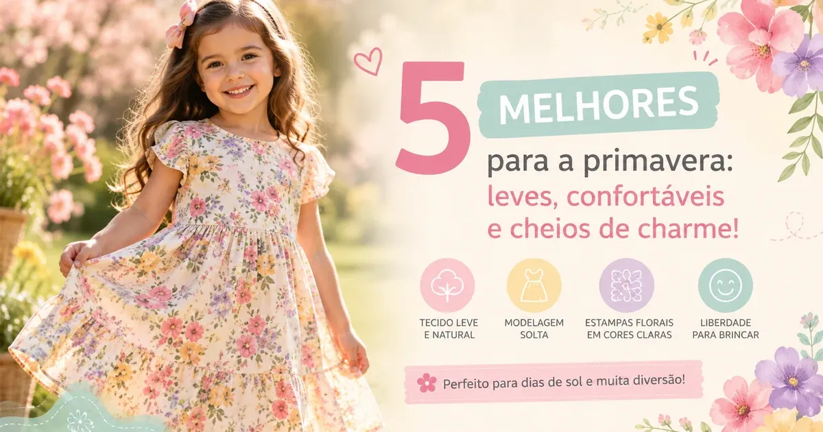 Vestido Floral Infantil: 5 Melhores e Como Escolher