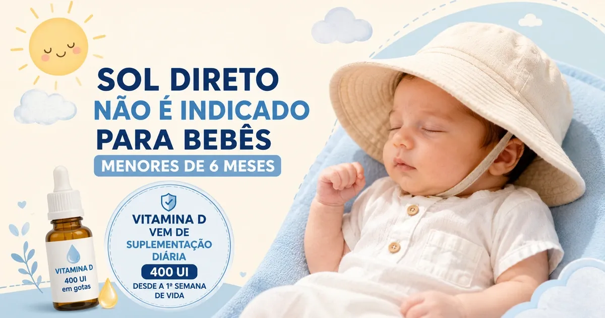 Banho de Sol no Recém-Nascido: O Que a Pediatria Recomenda Hoje