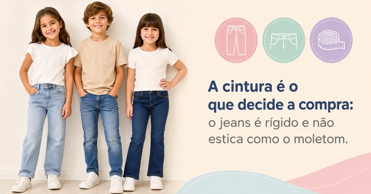 Calça Jeans Infantil: Como Escolher a Modelagem e o Tamanho Certo