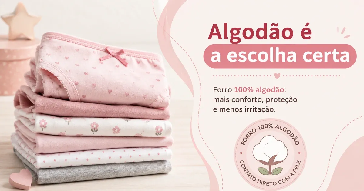 Calcinha Infantil: Qual Tecido Escolher, Tamanho por Idade e as Melhores