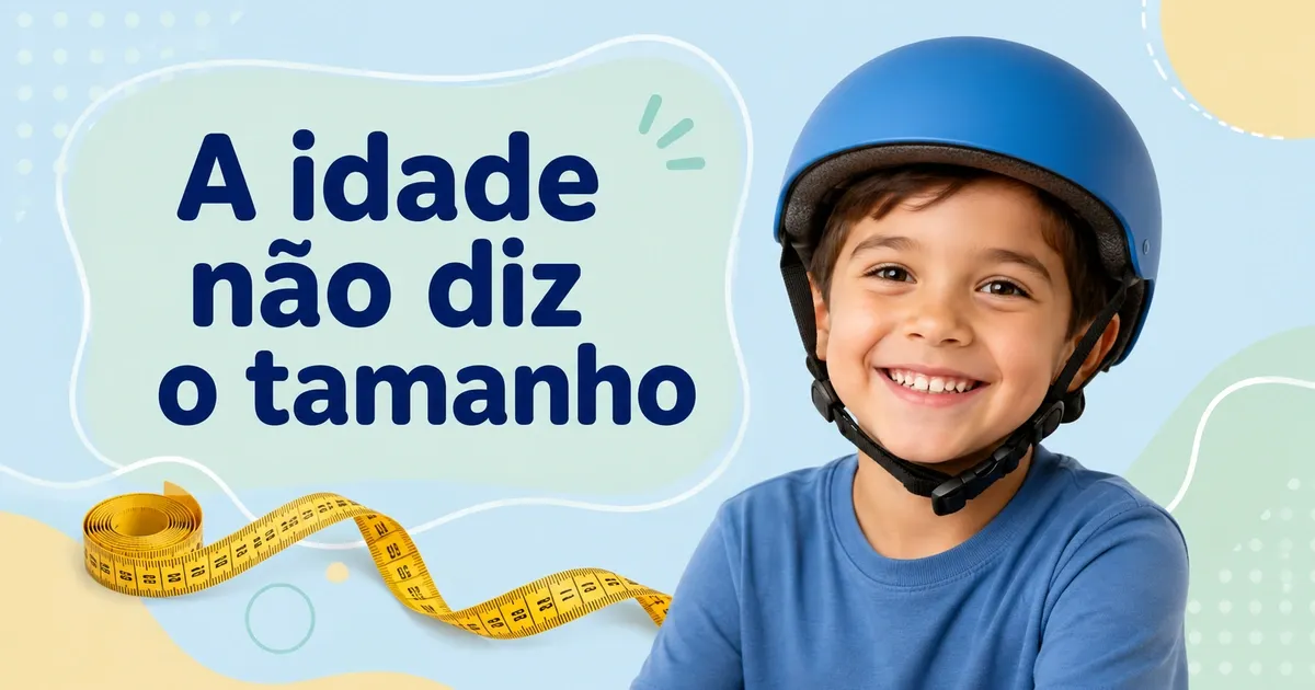 Tamanho de Capacete Infantil: Meça a Cabeça e Ache o Número