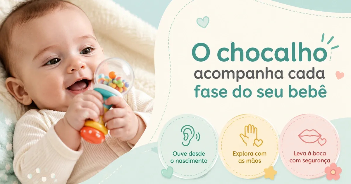 Chocalho para Bebê: A Partir de Que Idade e Quais Comprar