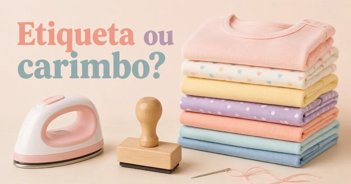 Como Marcar a Roupa da Criança com Nome: Etiqueta ou Carimbo